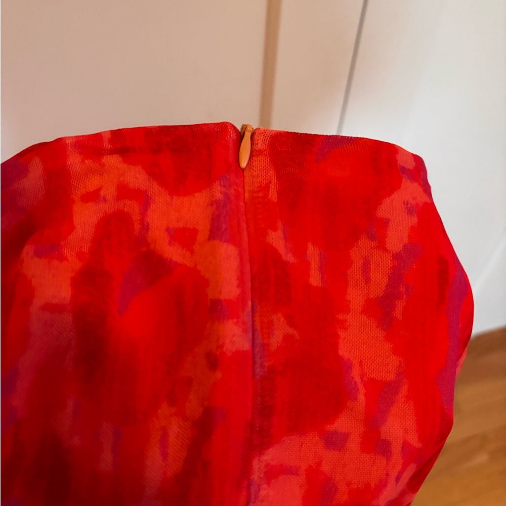 ESQUALO Red Maxi Skirt